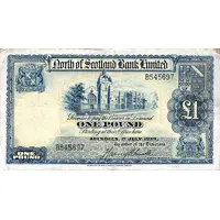 1 Pound North of Scotland Bank