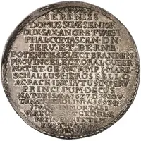 1 Thaler - John George II Death