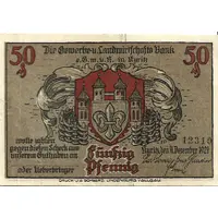 50 Pfennig Gewerbe- und Landwirtschafts-Bank