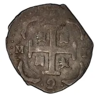 2 Reales 'El Yagual' Achaguas - Necessity coinage