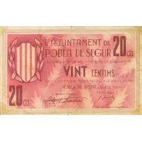 20 Céntimos Pobla de Segur