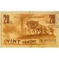 20 Céntimos Pobla de Segur