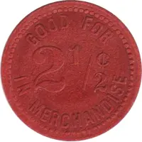 2 1/2 Cents - Labor Temple Lincoln, Nebraska Default Category Tokens & Bullions Americas United States United States