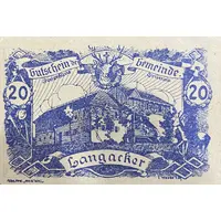 20 Heller, Blue issue