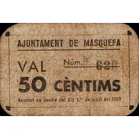 50 Céntimos Masquefa