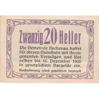 20 Heller Eschenau