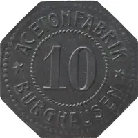 10 Pfennig - Burghausen an der Salzach Acetonfabrik