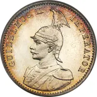 1/2 Rupie - Wilhelm II
