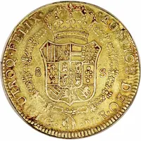 8 Escudos - Fernando VII Guadalajara - Royalist Coinage