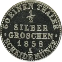 1/2 Silbergroschen - George William