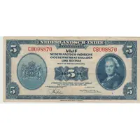 5 Gulden - Wilhelmina