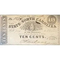 10 Cents State of North Carolina