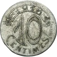 10 Centimes - Chambre de Commerce - Marseille [13] Aluminium Pattern