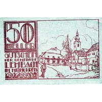 50 Heller Lembach im Mühlkreis, Red issue
