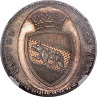 4 Francs 'Concordiataler' Pattern strike