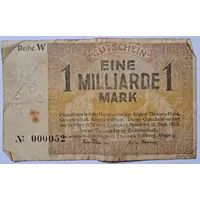 1 000 000 000 Mark August-Thyssen-Hütte