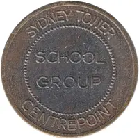 Token - Sydney Tower Centrepoint Lift - School Group
