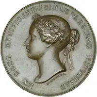 Medal - Victoria Victoria College, St Helier