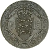 Medal - Victoria Victoria College, St Helier