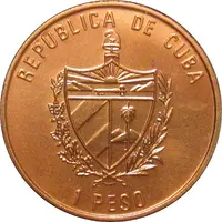 1 Peso Discovery of Evangelista Island Default Category Coins Americas Cuba