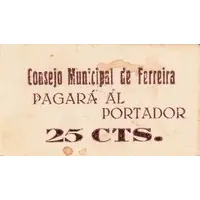 25 Céntimos Ferreira
