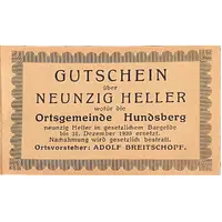 90 Heller Hundsberg