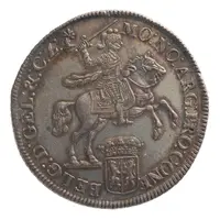 Ducaton `Zilveren Rijder` Flowered edge