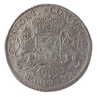 Ducaton `Zilveren Rijder` Flowered edge