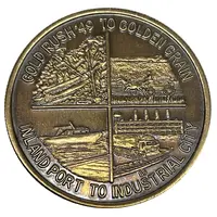Delta Coin Club Medal Gold Rush to Industrial City