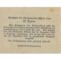20 Heller Ossarn