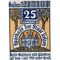 25 Pfennig Sparkasse