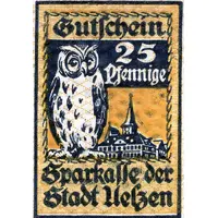 25 Pfennig Sparkasse