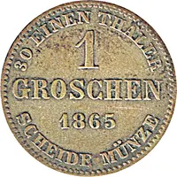 1 Groschen - Ernest II