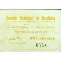 0.25 Pesetas Benilloba