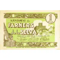 1 Peseta Farners de la Selva