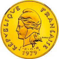 50 Francs Piedfort gold