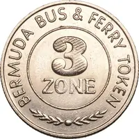 Bus and Ferry Token Bermuda, 3 Zone