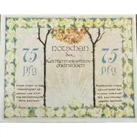 75 Pfennigs Kleinrentner-Nothilfe