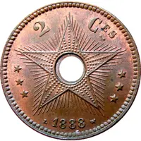 2 Centimes - Léopold II