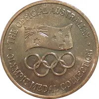 Medal - Olympic Gold - Edwin Flack Personality medal