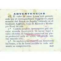 1 Peseta Pozo-Estrecho