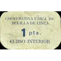 1 Peseta Belilla de Cinca
