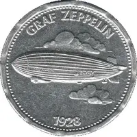 Token - Shell - Man in Flight #08 - Graf Zeppelin, 1928