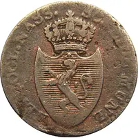 1 Kreuzer - Frederick August and Frederick William Dickkreuzer