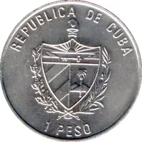 1 Peso Visit of John-Paul II to Cuba Default Category Coins Americas Cuba
