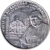 1 Peso Visit of John-Paul II to Cuba Default Category Coins Americas Cuba