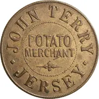 6 Pence John Terry, Potato Merchant, Jersey