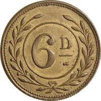 6 Pence John Terry, Potato Merchant, Jersey