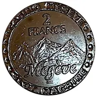 2 Francs - Casino Megeve Default Category Tokens & Bullions Europe France France