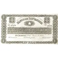 1 Peso Banco de Santander